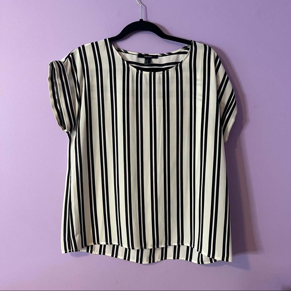 Forever 21 Striped Blouse